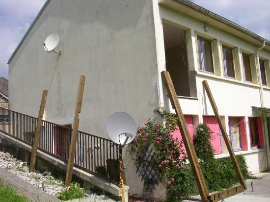 Futur entrée et terrasse du gîte