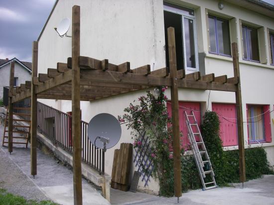 Avancement de la terrasse